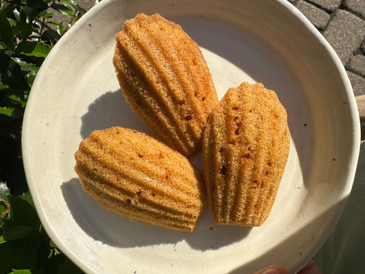 evoo madeleine cookies