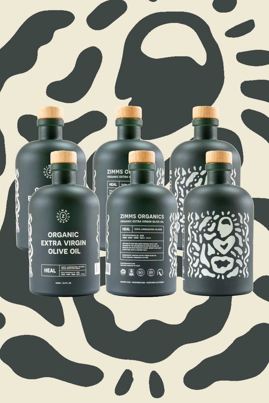 HEAL Organic Extra Virgin Olive Oil - 400ml 6 Pack Case