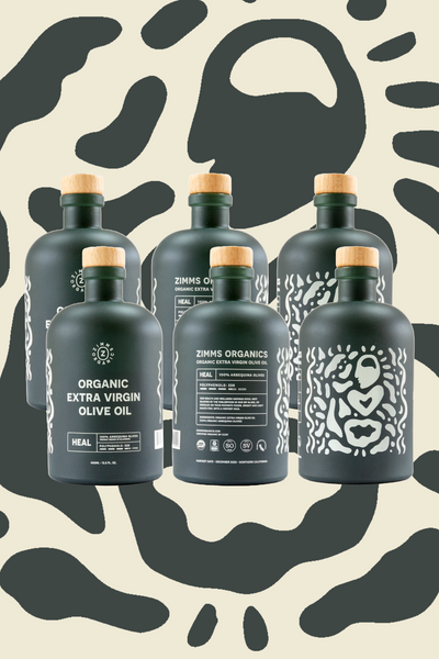 Zimms Organics - HEAL Organic Extra Virgin Olive Oil (EVOO) - 6