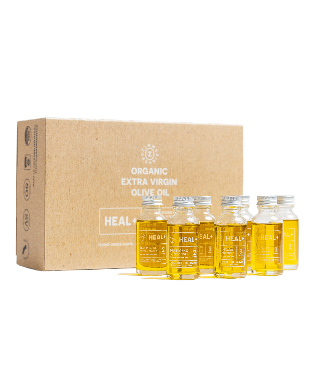 Zimms Organics - HEAL Organic EVOO Shots Zimms Organics - HEAL Organic EVOO Shots