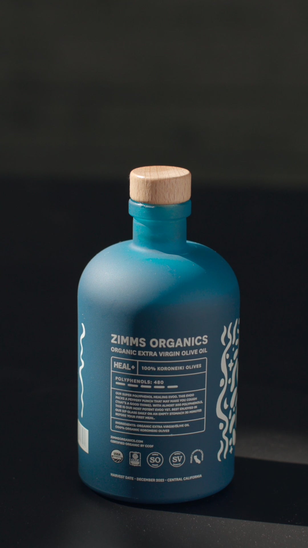 Zimms Organics - HEAL+ Organic Extra Virgin Olive Oil (EVOO